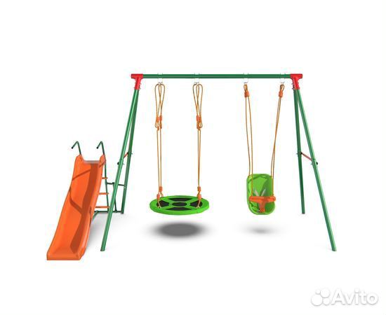 Детский комплекс DFC multiplay качели: гнездо, для