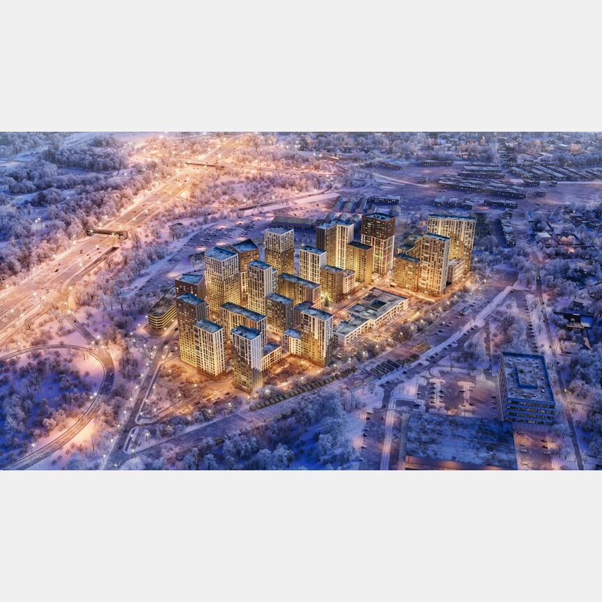 2-к. квартира, 44,3 м², 2/25 эт.