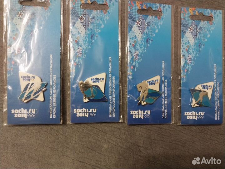 Значки Олимпиада Сочи 2014