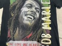 Футболка хлопковая Bob Marley новая.Черная