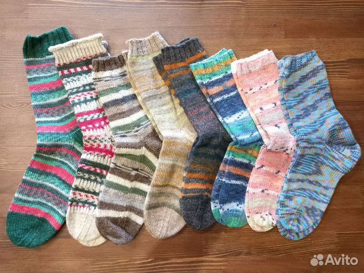 Носки вязаные ручной работы 38/39/40