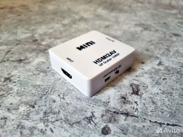 Конвертер hdmi на AV + аудио для монитора, PS3, PC