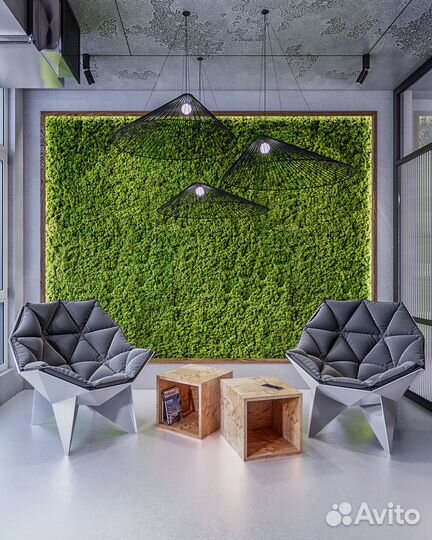 Панно из мха: природная красота для вашего интерьера Арт: 213741