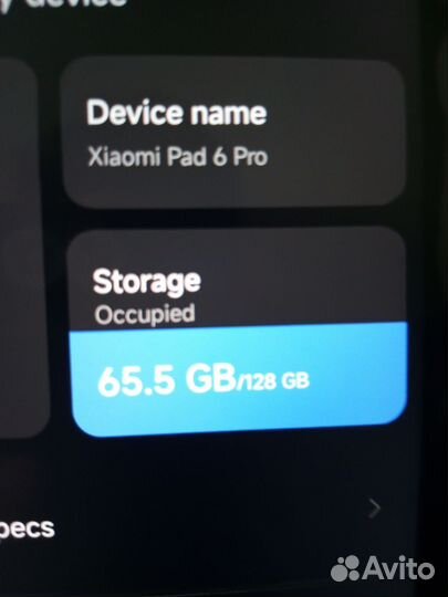 iPad xiaomi 6 pro 8/128