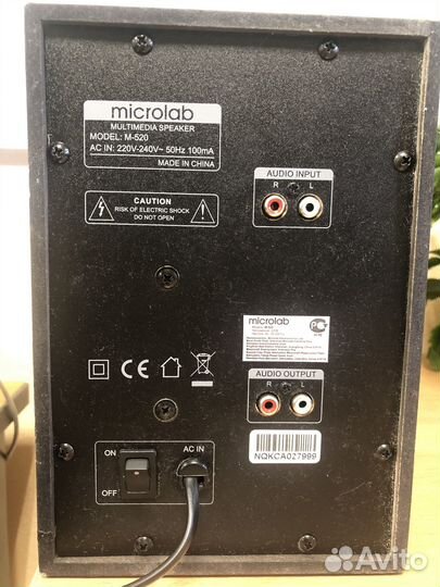 Сабвуфер и колонки Microlab