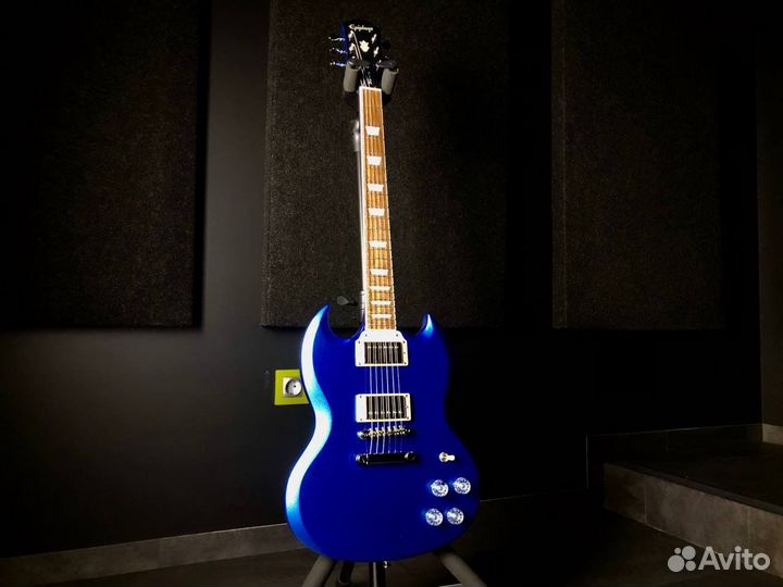Epiphone SG Muse Radio Blue Metallic электрогитара