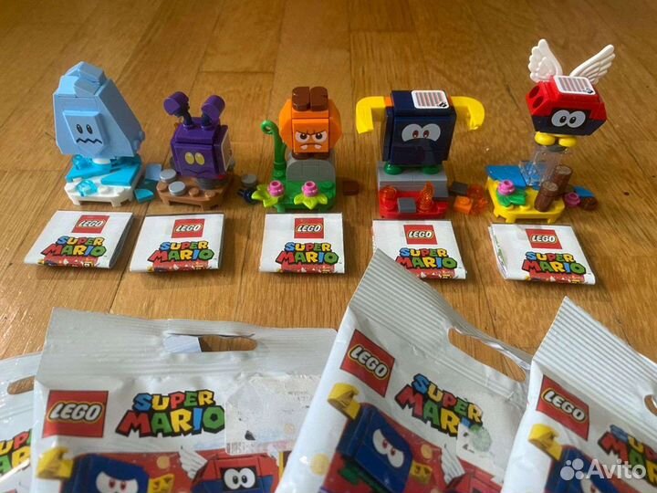 Lego лего минифигурки Super Mario 4 новые