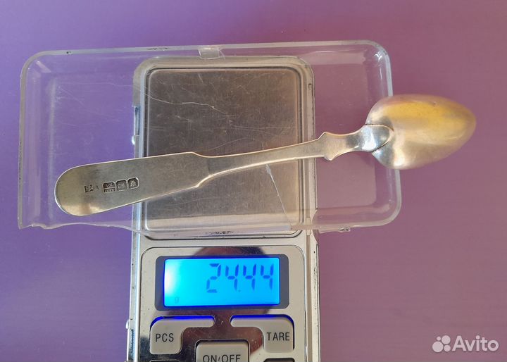 Серебряные ложки проба 84