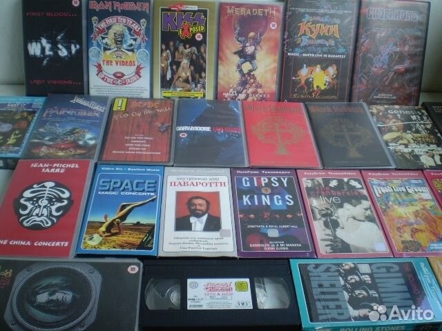 Видео кассеты VHS/svhs музыка HI-FI stereo