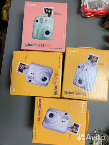 Fujifilm instax mini 12 фиолетовый новый + альбом