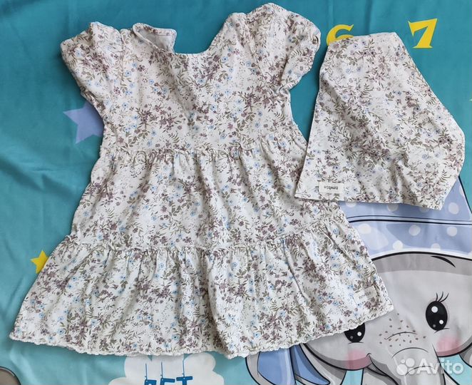 Летнее платье для девочки 92 новое