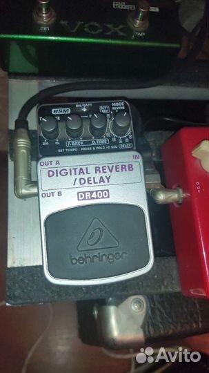 Гитарная педаль reverb delay dr400