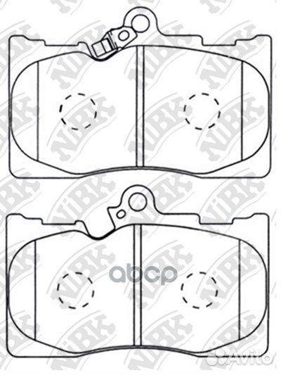 Колодки тормозные передние lexus GS/GS hybrid