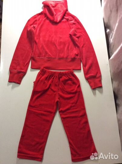 Бархатный костюм на девочку 4-5 лет