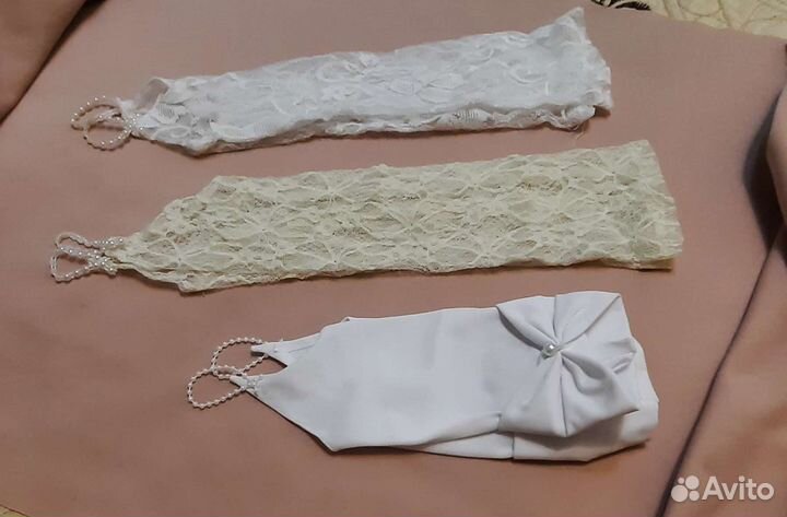 Перчатки митенки новогодние детские