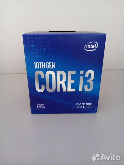 Процессор intel core i3 10100f LGA1200 box