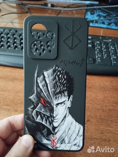 Чехол xiaomi redmi note 12 4g berserk guts armor