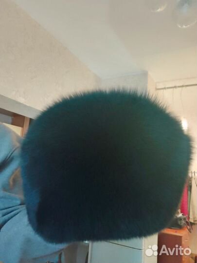 Шапка зимняя женская, песец