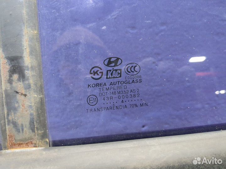 Дверь боковая правая задняя Hyundai Terracan, 2004