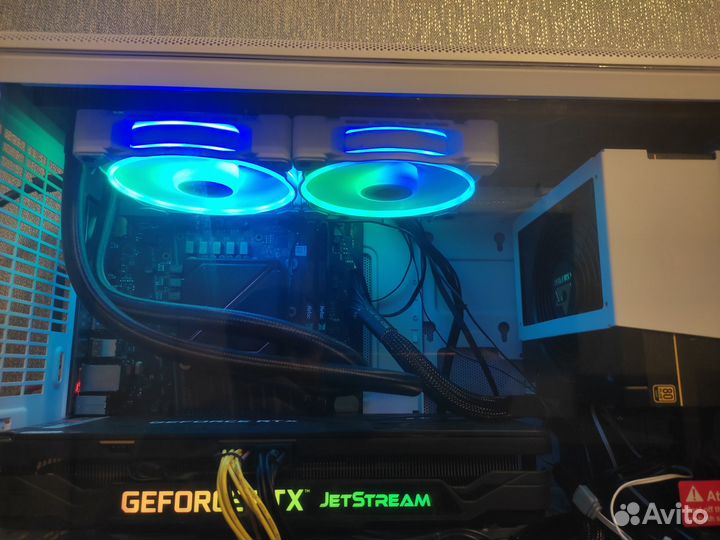 Новый компьютер Игровой RTX3070 красивый белый