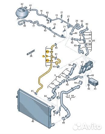 Патрубок Volkswagen Polo CWV 244305 2016