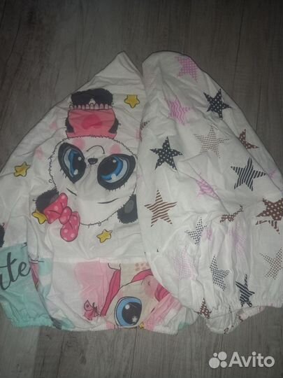 Простынь на резинке для круглого матраса(2шт)