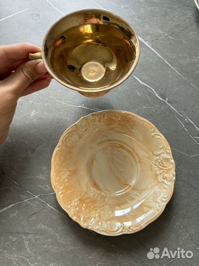 Новый чайный сервиз фарфор винтаж СССР