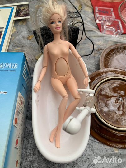 Кукла Барби,Ванная, стиральная машина для барби