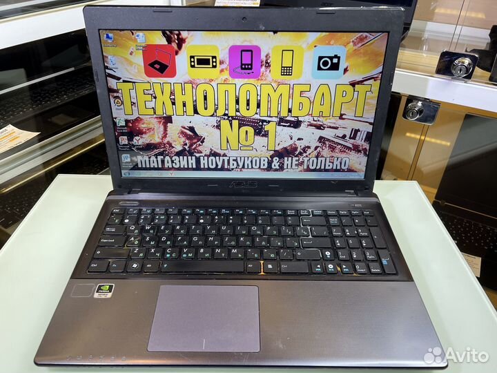 Ноутбук Asus i3-3110/4Gb/500Gb/Geforce с новым акб