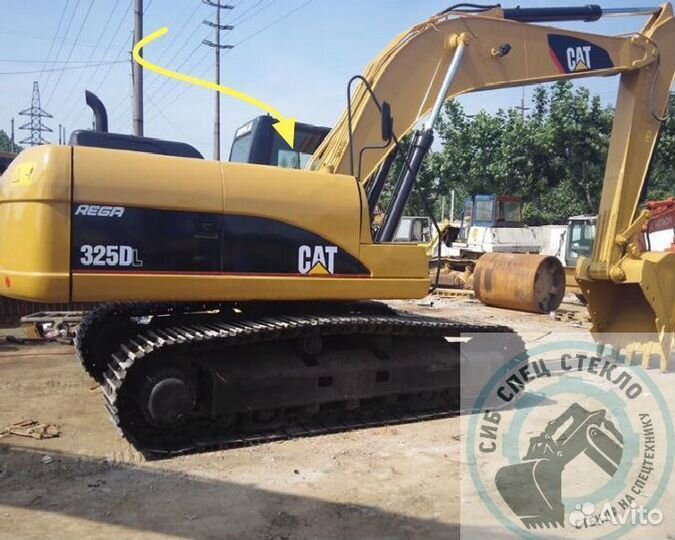 Стекло на Катерпиллер Caterpillar 325 DL