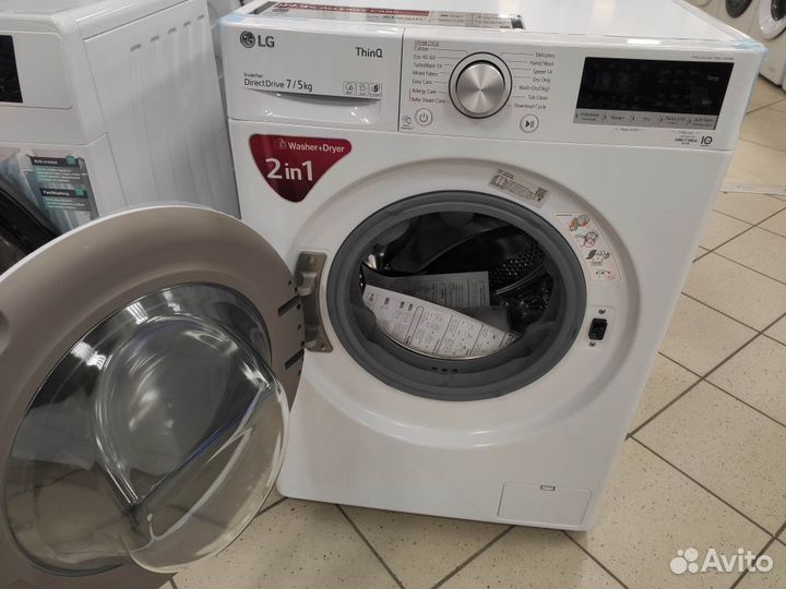 Стиральная машина с сушкой LG 7+5кг