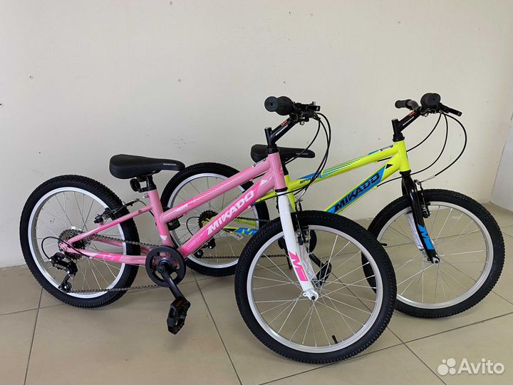 Велосипед Mikado скоростной 20 кол, от 5-9 лет