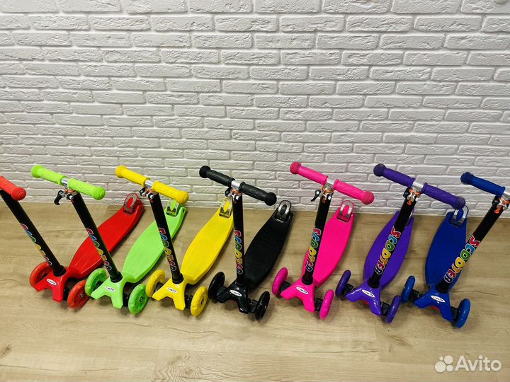 Самокат трехколесный макси до 50 кг