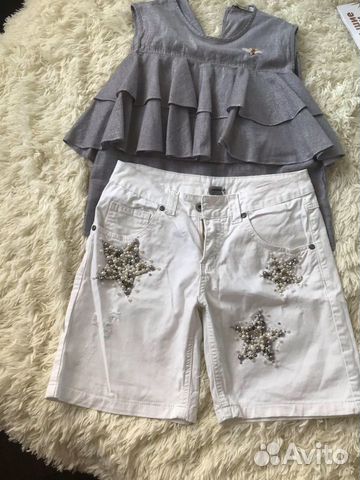 Шорты Италия Fly Girl,Denim,комбинезон джинсовый(4