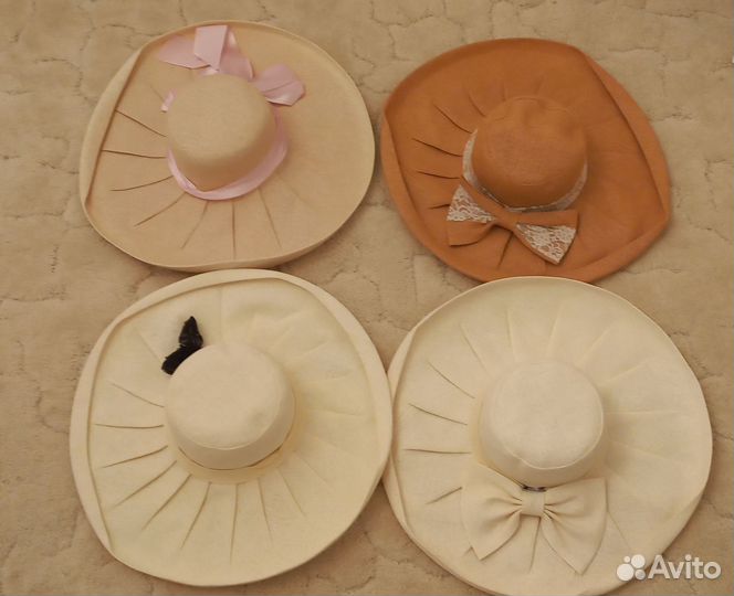 Шляпа белая