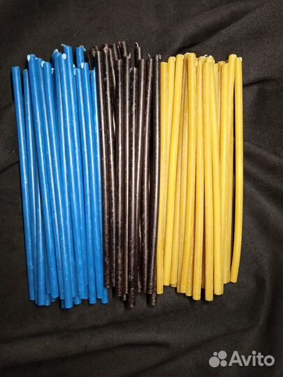 Свечи восковые цветные