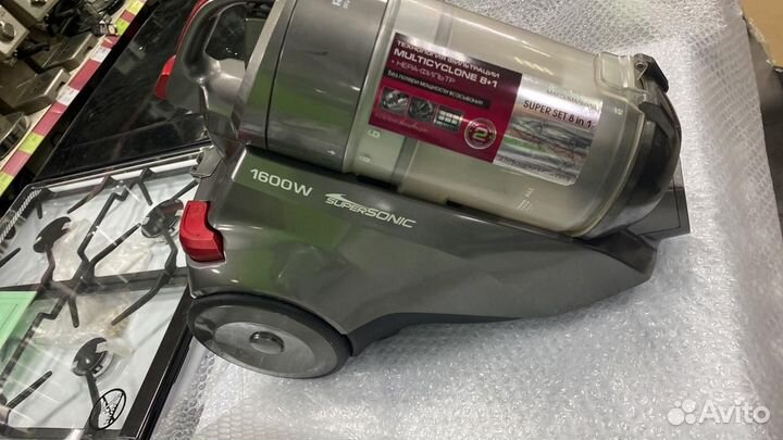 Пылесос redmond RV-308, серебристый