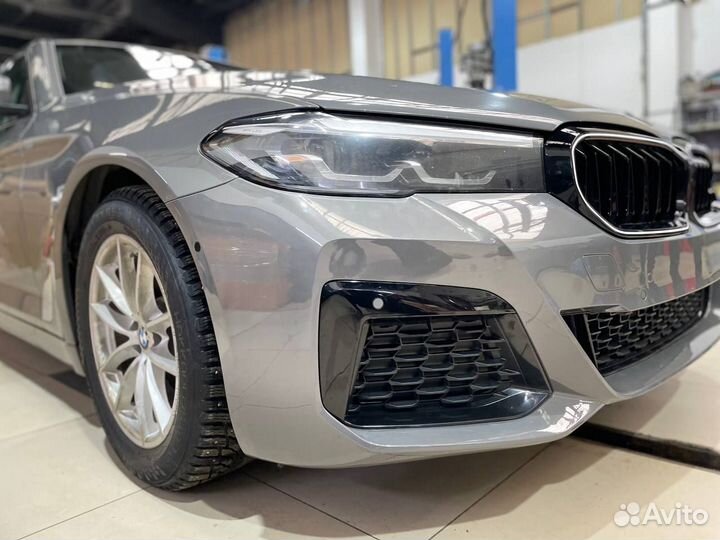 BMW G30 передний бампер М пакет рестайлинг