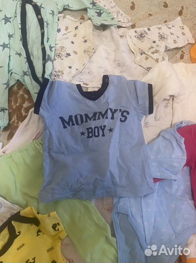 Детские вещи пакетом от 0 до года