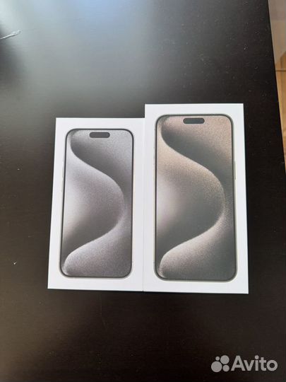 2 коробки от iPhone 15 ProMax и iPhone 15 Pro