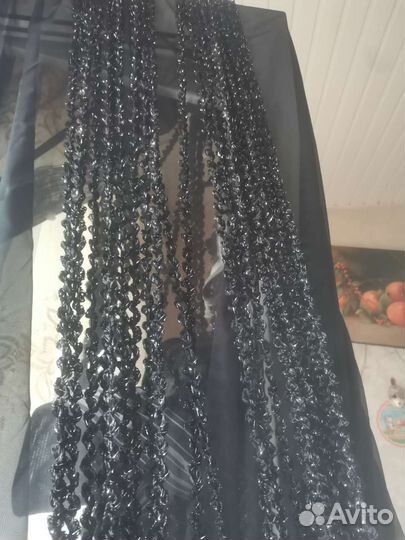 Штора нить косичка