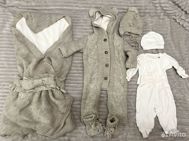 Конверт на выписку зимний вязанный