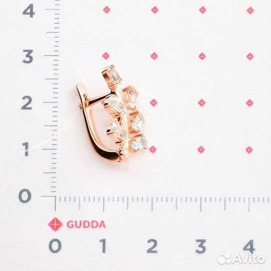 Серьги золотые