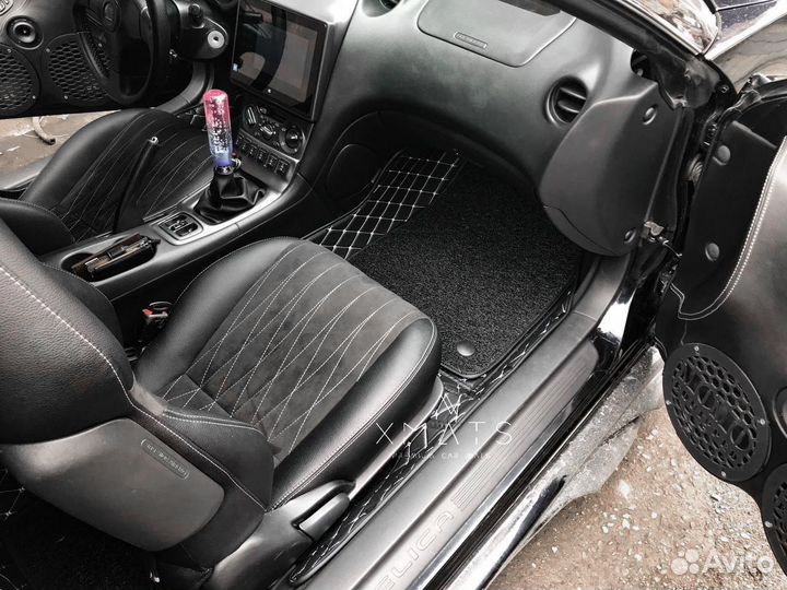 3D коврики из экокожи для Toyota Celica T230