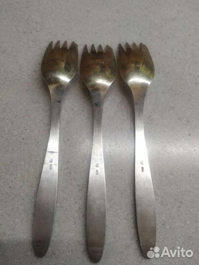 Вилочки серебро