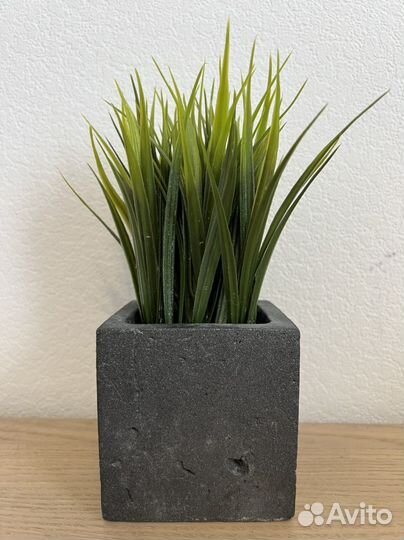 Горшок Кашпо декоративное интерьерное из бетона