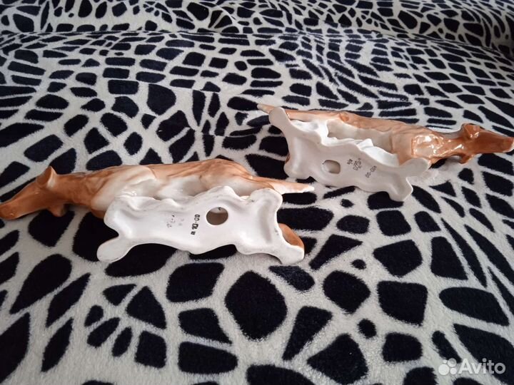 Статуэтка фарфор собака лфз