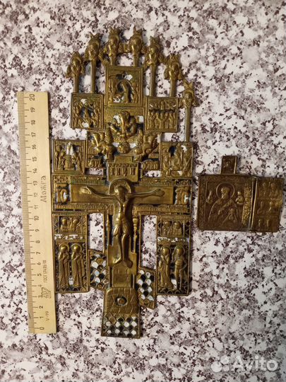 Старообрядческий киотный крест в коллекцию