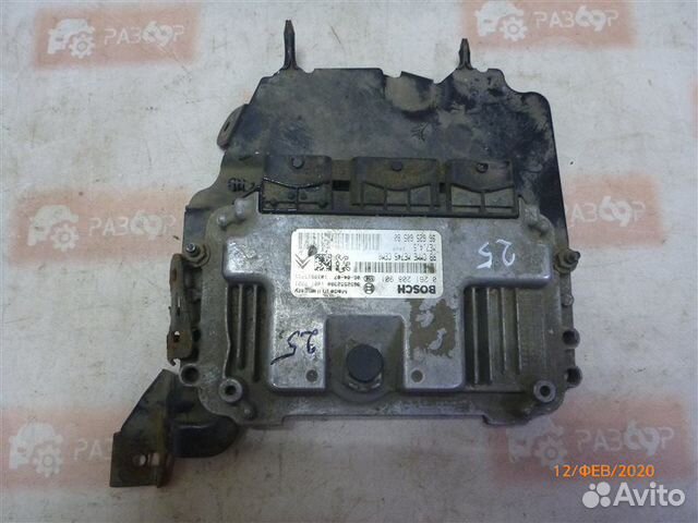 Блок управления двс Peugeot 206 хэтчбек 3 дв. 2004