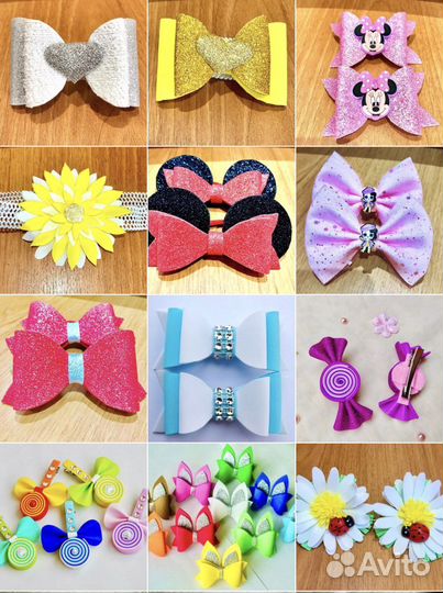 Бантики,заколочки,ободки